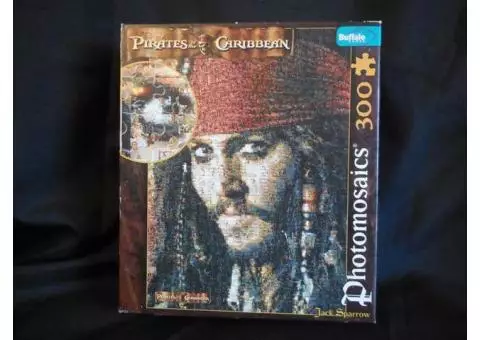 Pirates of the Caribbean Captain Jack Sparrow Photomosaics Puzzle